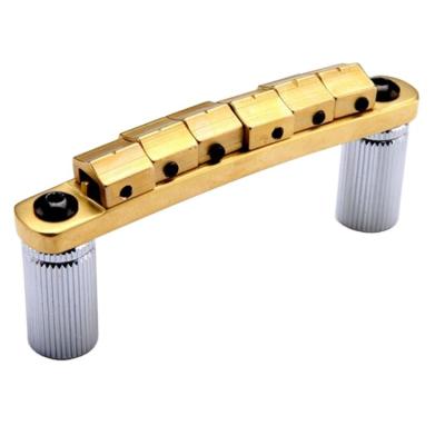 China Industrial Equipment Precision Parts Machining Tuneomatic Solid Brass Locking Bridge , Locking Saddles for sale