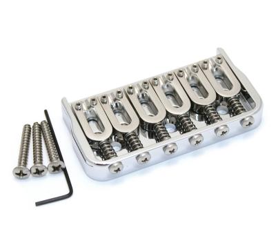 China Industrial Equipment CNC Machining Chrome Hand Polished Fixed Hardtail Guitar Bridge Maker for sale