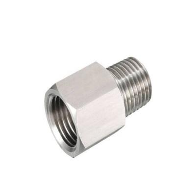 China Custom CNC Machining Stainless Steel Adapter Pipe Fittings Factory Price Customized Size for sale