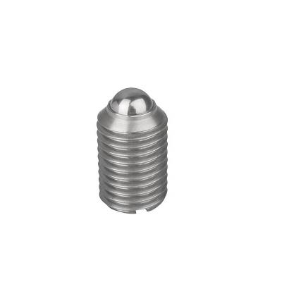 China ZINC High Quality Customized CNC Machining Spring Plunger With Slot And Ball for sale