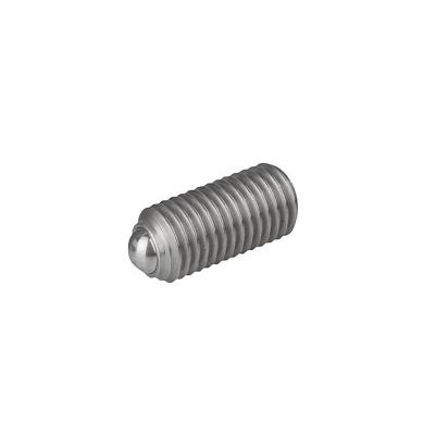 China ZINC factory price steel spring ball plunger with bead and hex socket for sale