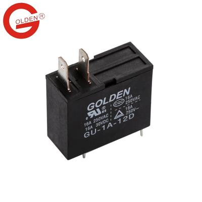 China GU sealed 16A/250VAC 4pins 12v HF25F with additional terminal relay power relay for sale