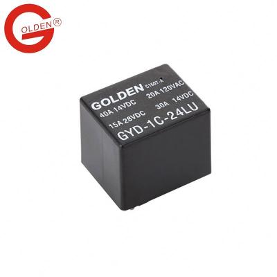 China GYD Small Sealed And Waterproof Relay 5pins SPNO SPDT 1.9W 1.6W Automotive Relay For Car for sale