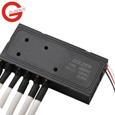 China Meter Relay ZC90A 120A 250VAC Customizable Smart Sealed Three Phase Magnetic Latching Relay for sale