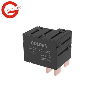 China ZC79K RoHS Compliant 24v Sealed Gold Relay UC2 80A 100A Latching Relay for sale