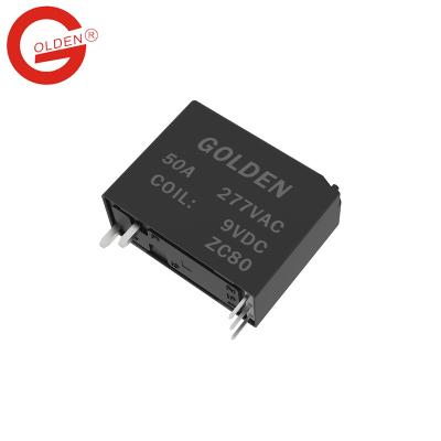 China ZC80 TUV ROHS Approval 50A 277VAC Relay 80A Meter Sealed Gold Magnetic Latching Smart Relay for sale