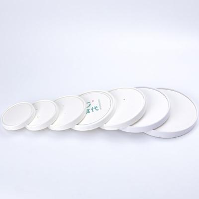 China Disposable Disposable Paper Lid For Wrapping Paper Bowl Soup Cup Coffee Cup Take Out Food Packing Container On Sale for sale