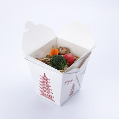 China Biodegradable Luxurious Disposable Customizable Various Styles Paper Bowl Refrigeration Folding Box for sale