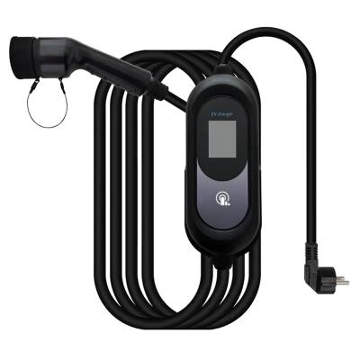 China Safety Convenient Electric Vehicle Charger Ac Ev Charger Station 16A IEC62196-2 Eu Standard Type 2 3.5Kw Portable Electric Car Charger for sale