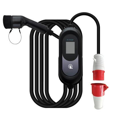 China Safety Convenient GOOTU Type 2 Ac Electric Vehicle Charger 16A 11Kw 22KW Mobile Portable Ev Charger for sale