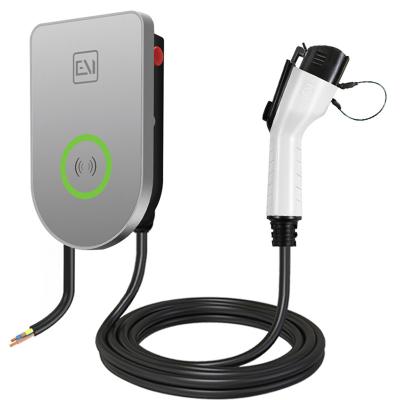 China Home EV Charger Wall Mounted Swipe Card Startintelligent Electric Vehicle Charger Ac Ev Charger Station J1772 Type 1 American Standard  9.6KW 40A 80-265V for sale