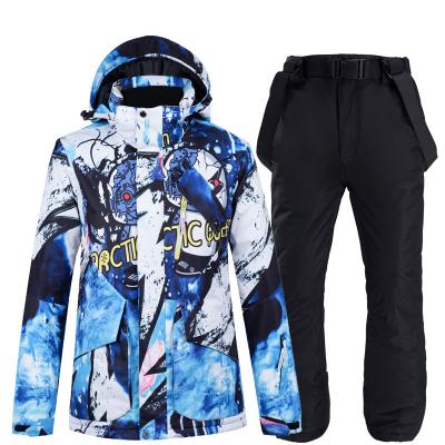 China Other Professional Camouflage Ski Snow Wear For Kids One Piece Ski Suit Windproof Waterproof Thick Outdoor For Boys And Girls for sale