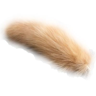 China Fluffy Heavy Density Tail Key Chain Fox Fur Fairy Tails Long for Key Chain and Anal Plug for sale