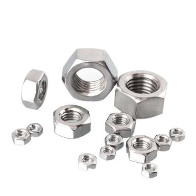 China Heavy Industry China Manufacturer Stainless Steel 304 316 DIN 934 Hex Nuts for sale