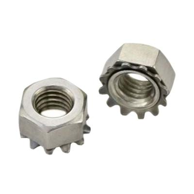 China Heavy Industry 304 Stainless Steel Lock Nut 1/4-20 5/16-18 3/8-16 316K for sale