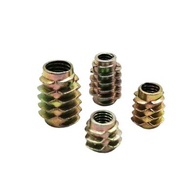 China Zinc Alloy Heavy Industry Furniture Hex Drive Insert Nut Wood Rag Nut for sale