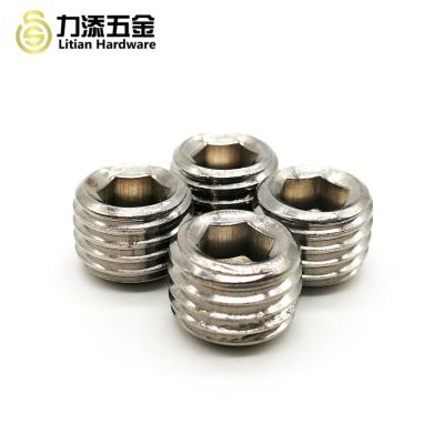 China Worm Screw DIN916 Stainless Steel Grade 12.9 Alloy Steel Hex Socket Set Screw 304 Delve Screw for sale