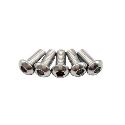 China High Quality ISO7380 HEX Stainless Steel Hexagon Socket Screws With Round Head for sale