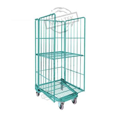 China Easy To Tansport Customized CE Certificate Collapsible Roll Storage Cage for sale