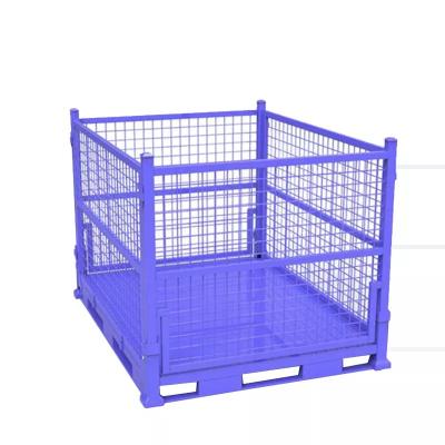 China Popular Cool Warehouse Goods Storage Rack Roll Cart Metal Warehouse Storage Box for sale