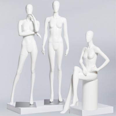 China Factory direct female standing a high quality white full body female mannequin for clothes for sale