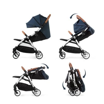 China Wholesale Lightweight Foldable Kinderwagen Pram And Strollers Shock Absorption 5 Point Safety Belt Baby Buggy Carriage Children Stroller for sale