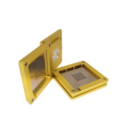 China BGA Rework BGA Reballing Benchmark 79*79mm IC Stencil Tool Kit Reballing Solder Reballing Plate for sale