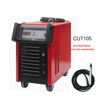 China Building Material Shops Plasma Power China Factory IGBT lgk105A/125A Low Frequency Plasma Cutter With Hyperthem Torch 105 /125 Consumables for sale