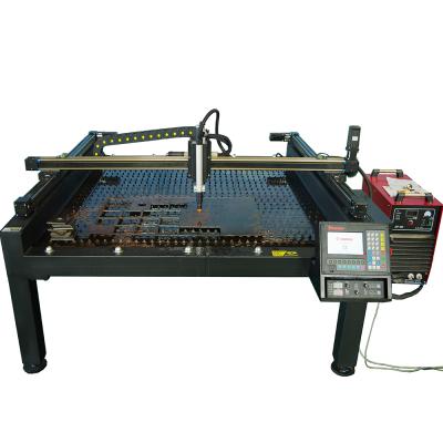 China BUILDING MATERIAL STORES DESKTOP CNC PLASMA CUTTING MACHINE WITH WATER BED MINI TABLE CUTTER 4X4FT for sale