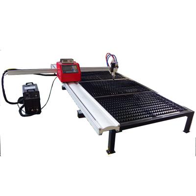 China Building material shops high precision low cost portable cnc plasma cutter 1530 with material cutting table for sale