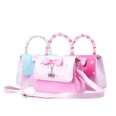 China Wholesale Customized Cute Fashion Leather Handbag Body Cross Shoulder Bags With Custom Print Logo For Girls for sale