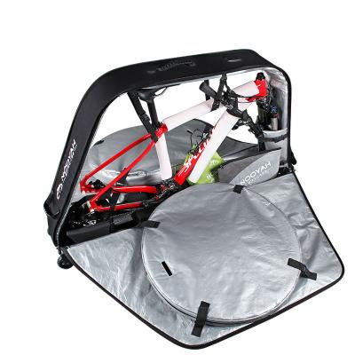 China 600X600D Bike Carrying Folding Bag Bicycle Travel Case Heavy Duty Box for sale