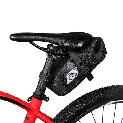 China PVC Tarpaulin Bike Waterproof Bicycle Seatpost Tail Bag Bike Bicycle Saddle Seat Traveling Recycling Bag for sale