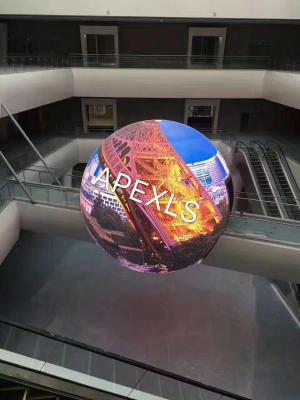 China Publicidad Pantalla LED flexible P10 Pantalla LED esférica 1R1G1B en venta