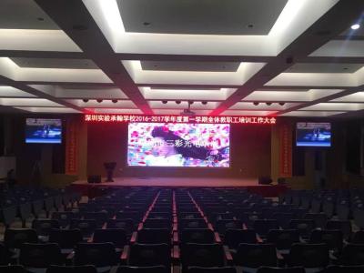 China Controle de sincronização interior LED Video Wall P4 SMD1921 25 Watt à venda