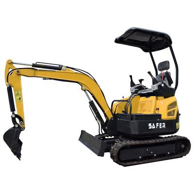 China 1 Ton Miniexcavator Mini Excavator Digger /Micro Excavator Garden Farmland Excavator For Sale for sale