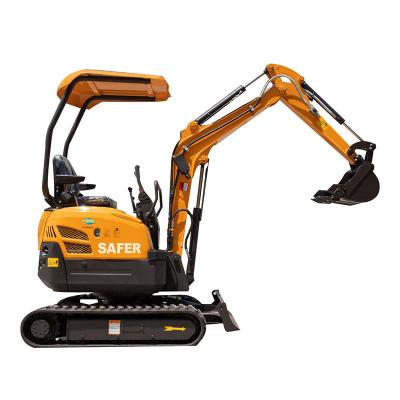 China Garden Farmland Excavator Hydraulic Crawler Excavator 1000kg 1 Ton 15 Ton 1.8 Ton 2 Ton Mini Digger Excavator With EPA Euro5 Engine for sale