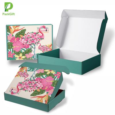 China High Quality Custom Printing Materials Full Color Packaging Box Recycled Corrugated Paper Mail Box for sale