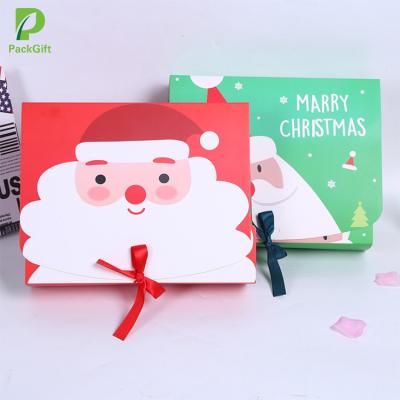 China High Quality Recycled Materials Christmas Eve Gift Box Favor Present Gifts Candy Boxes for sale