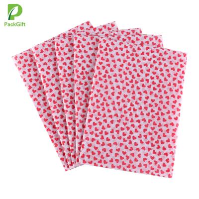 China Recyclable Supplier Custom Printed Tissue Paper , Pink Tissue Paper With Logo for sale