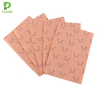 China Custom Printed Logo Gift Anticurl Tissue Paper Clothes Shoes Wrapping Cloth Wrapping Wrapping for sale