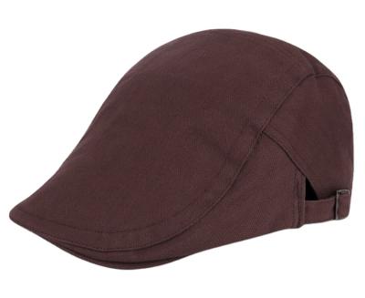 China COMMON Twill Gorras Fashion Premium 100% Cotton Hat For Men And Women Unisex Wholesale Winter Flat Cap for sale