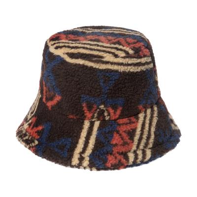 China Wholesale Picture Quality Cotton Embroidery Winter Fleece Bucket Hat Logo Fishing Cap Bucket Hats Custom Made For Women for sale