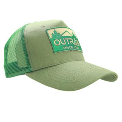 China High Quality Unisex Light Green Hat COMMON Sports Summer Mesh Baseball Cap Custom Promotional Cotton Polyester Printing Embroidery for sale