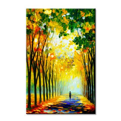 China Beautiful Impressionist Custom Handmade 3d Picture Landscape Knife Painting On Canvas for sale