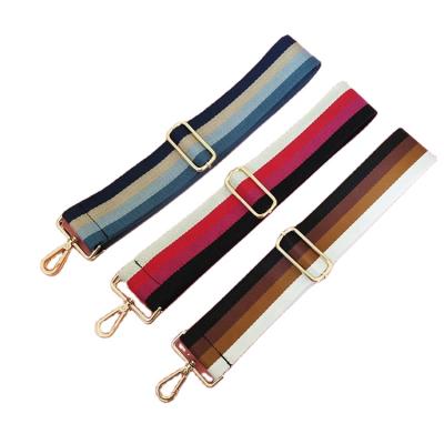 China National Style Meetee B-J032 Eco-friendly Adjustable Sliver Color Stripe Widened Long Decompression Shoulder Strap For Bag for sale