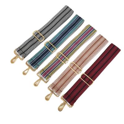 China New Eco-friendly Meetee B-J035 Slanted Side Shoulder Back Belt Widening Colorful Long Sliver Bag Accessories for sale