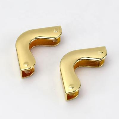 China Meetee BD455 Metal Bag Corner Alloy Luggage Buckle DIY Dark Edge Decorative Manual Bag Accessories for sale