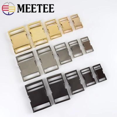 China Meetee H6-2 Metal Alloy Hardware 14mm 19mm 25mm 32mm 38mm Buckles Handbags Accessories Free Bag Buckle for sale