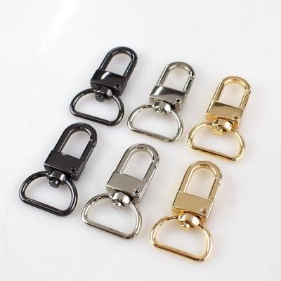 China Meetee KY328 20mm Tail D Ring Is Suitable For Handbag Zinc Alloy Zinc Alloy Accessories Turning Trigger Dog Buckle for sale